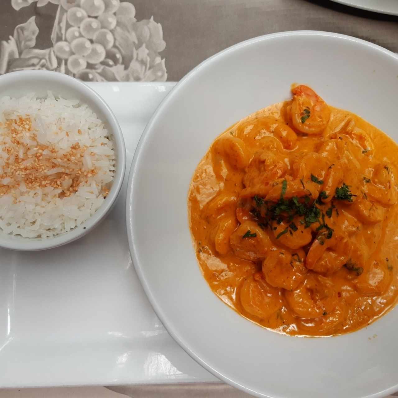Enfocado de camarones 