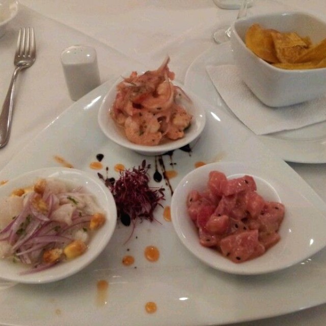 Trio de ceviches (entrada)