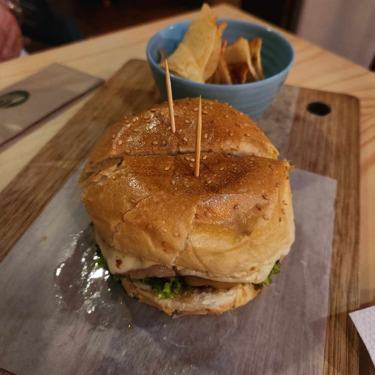 Hamburguesa de la casa