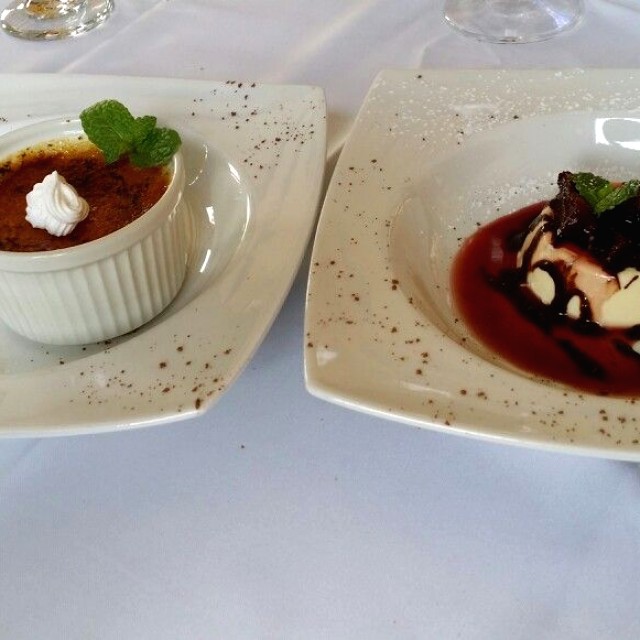 Creme Brulée y Panna Cota