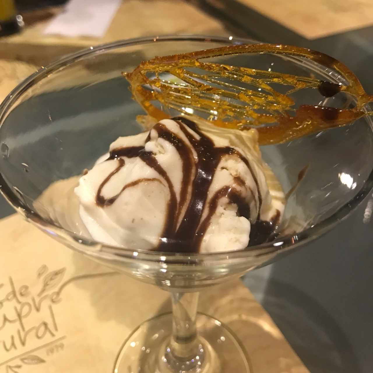 Copa de helado. 