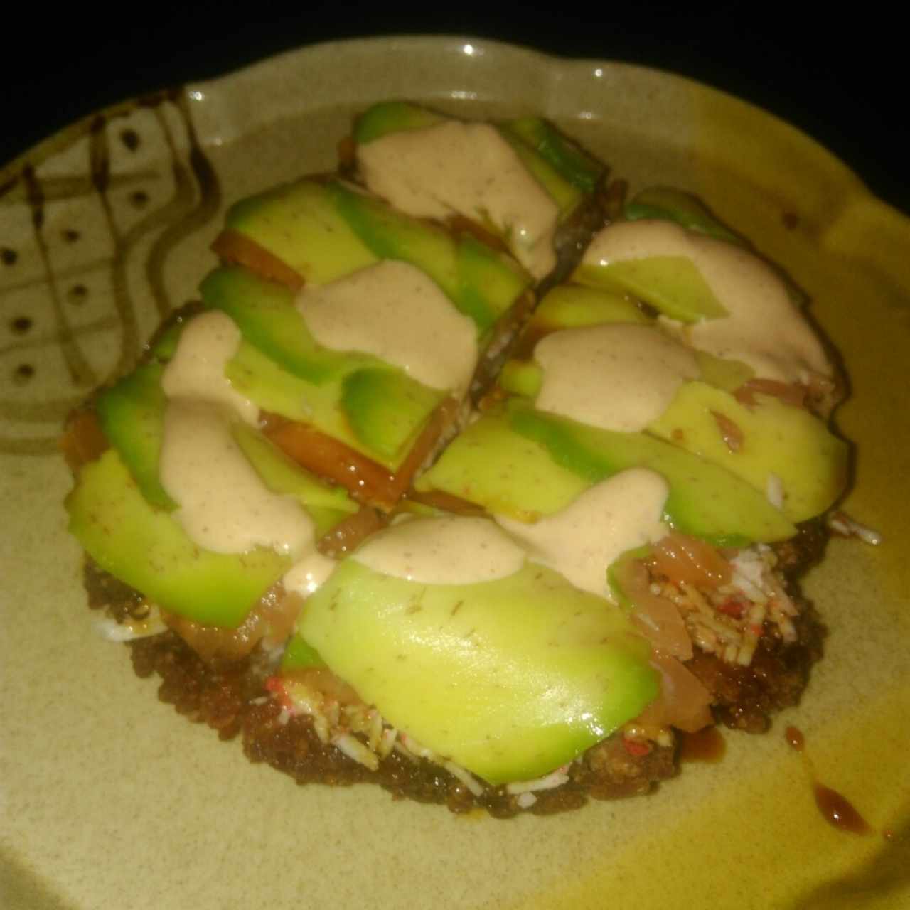 Sushi pizza