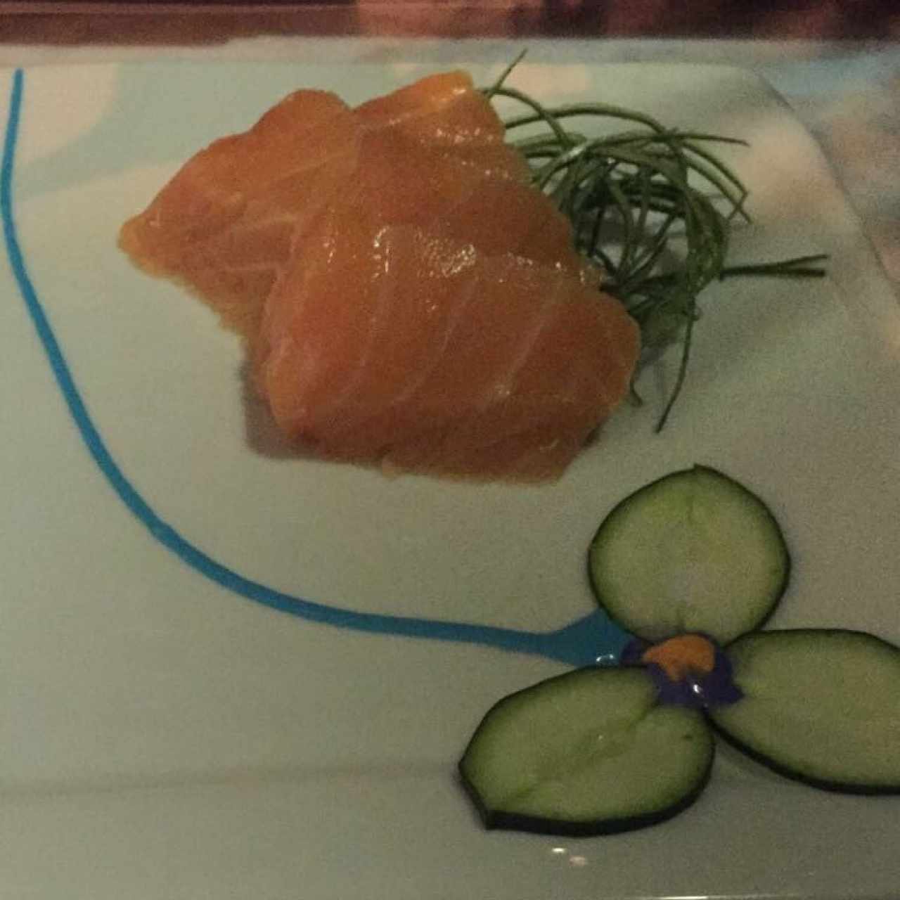 Sashimi de salmón