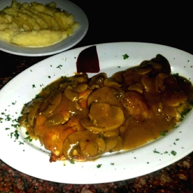 Pollo con hongos 