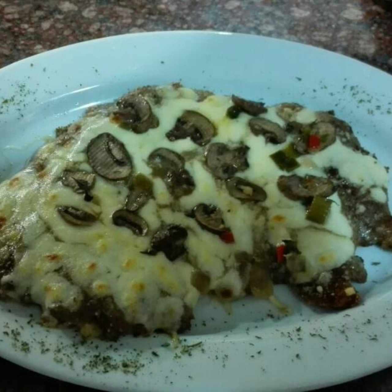 Milanesa funghi
