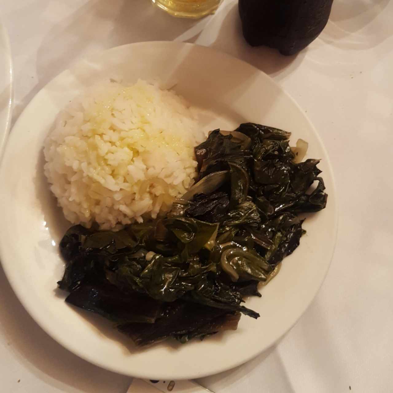 acompañantes arroz y acelgas