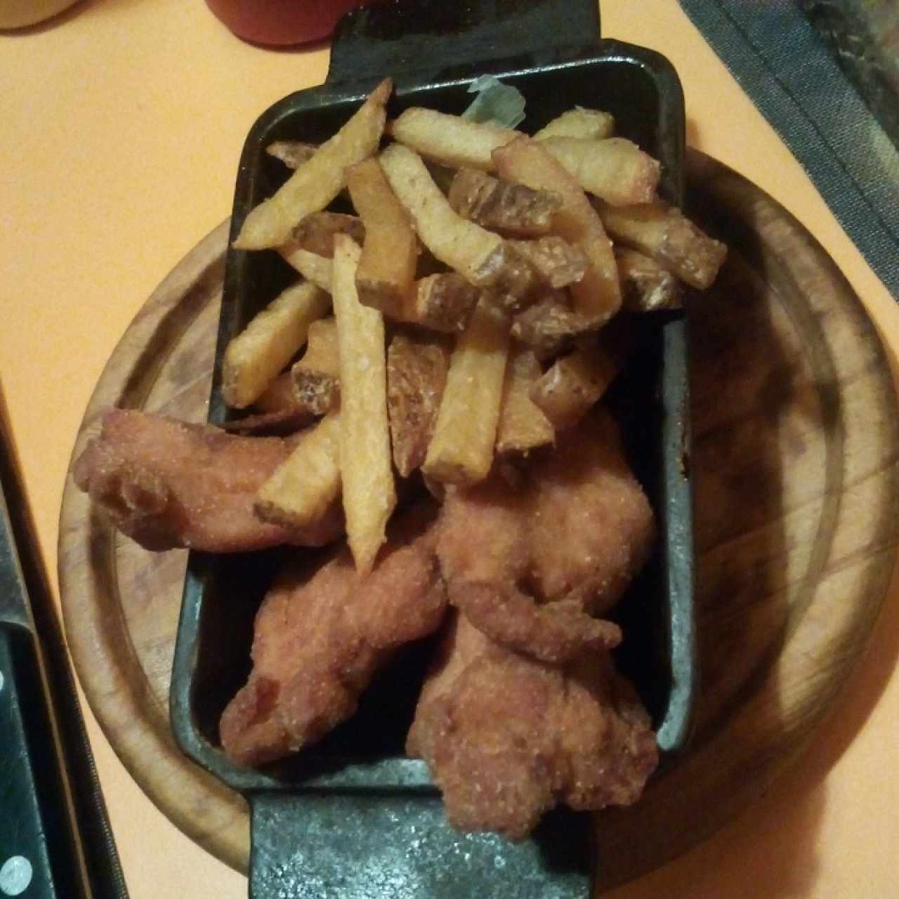 Tenders con papas
