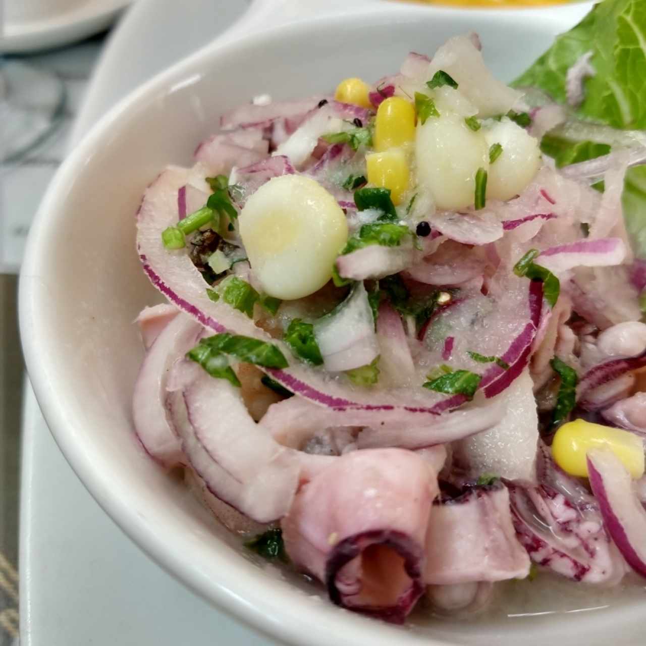 ceviche de mariscos 