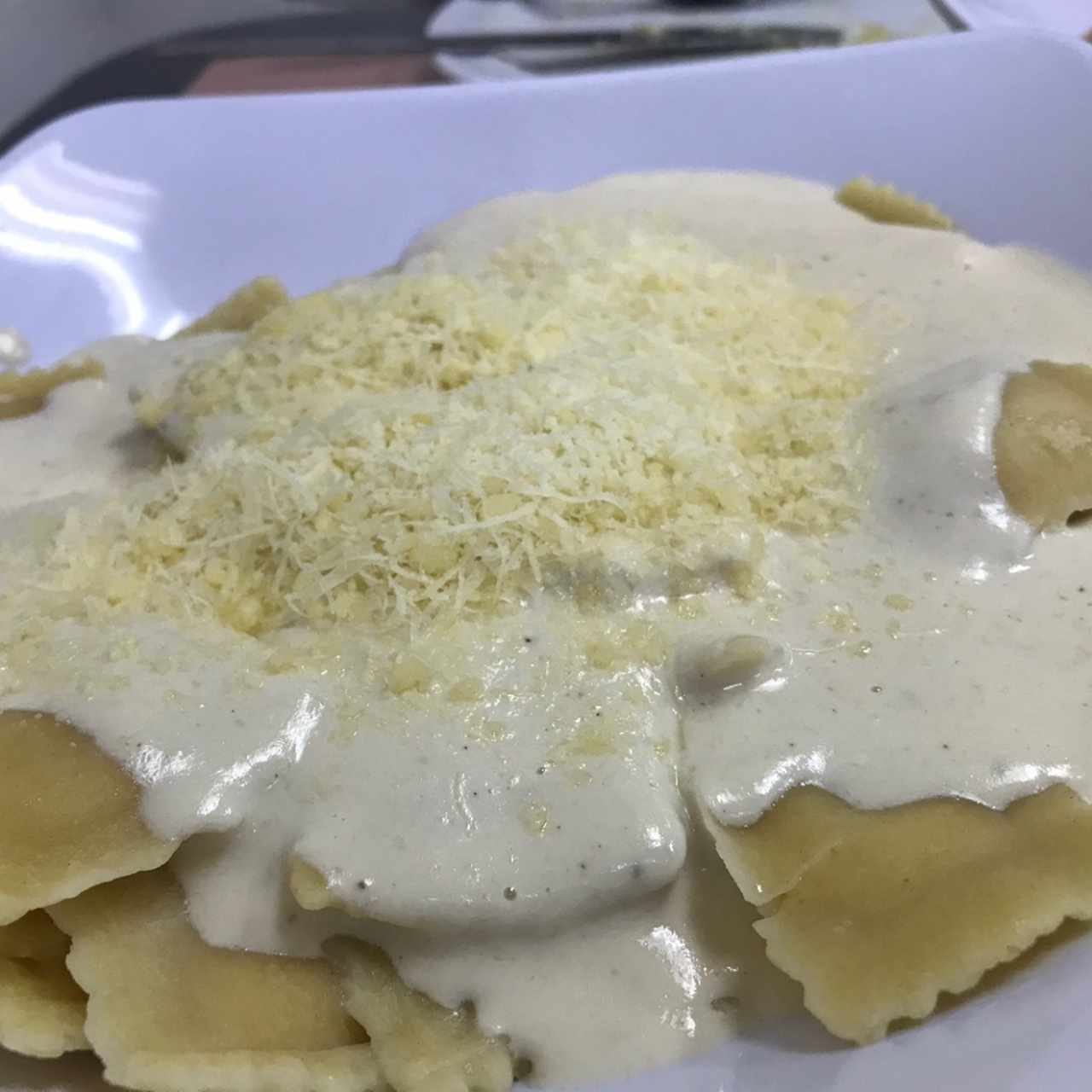 raviolis de  jamonny queso