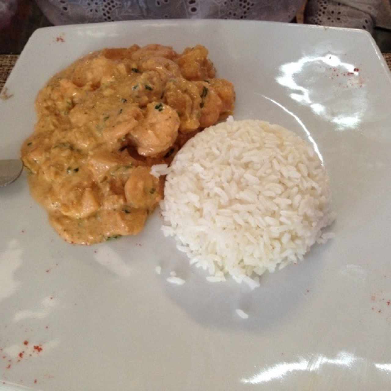 Camarones al Curry