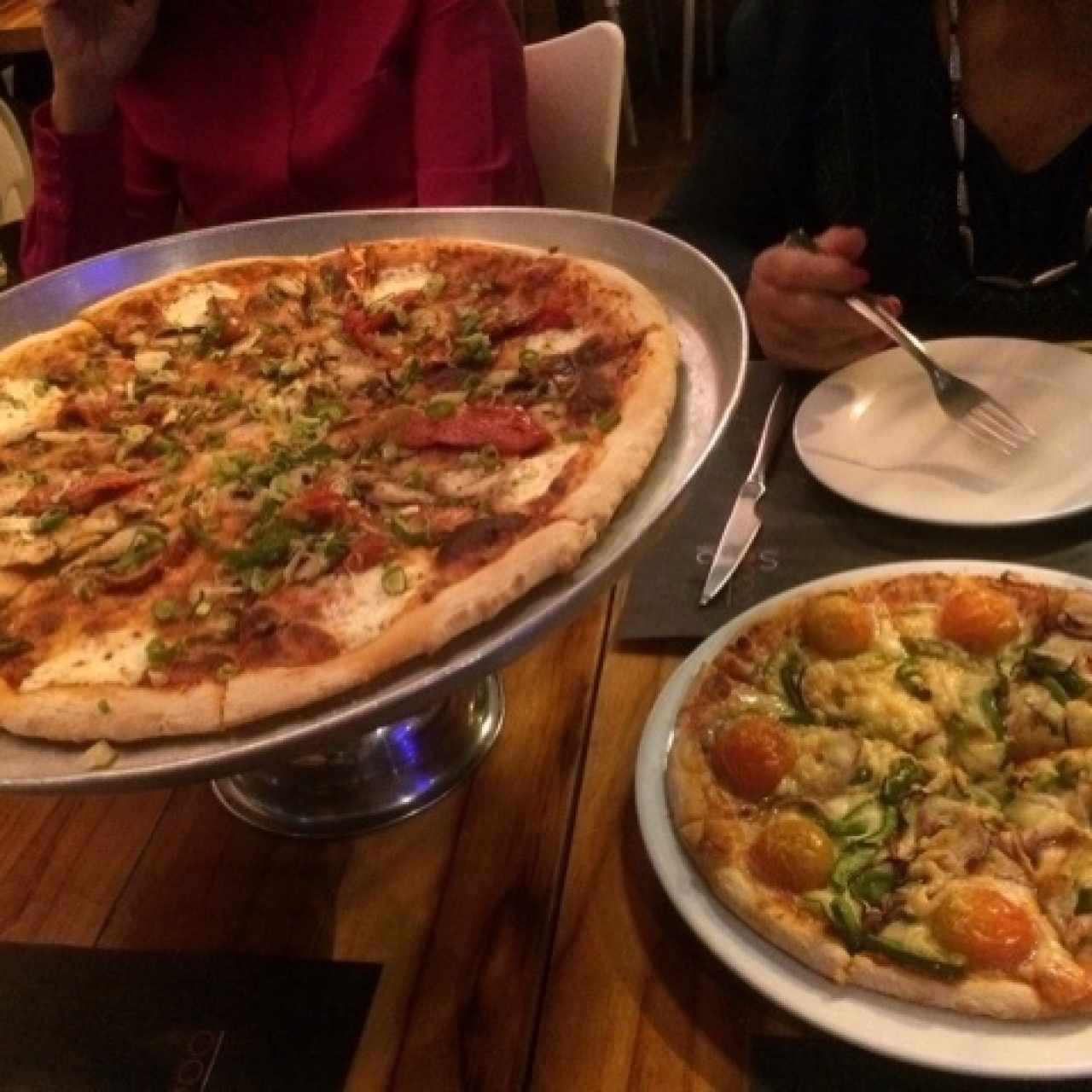 Espñola (izquierd) y Vegetariana (derecha)