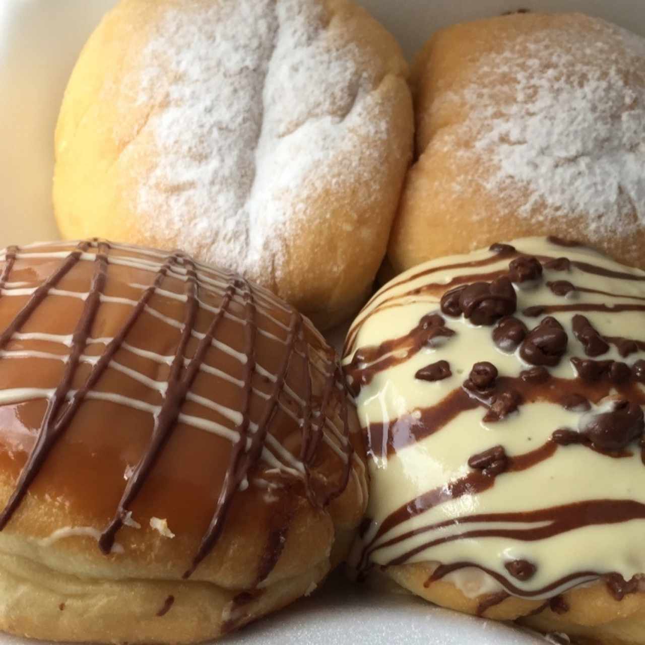 Donas para llevar: Nutella y Arequipe