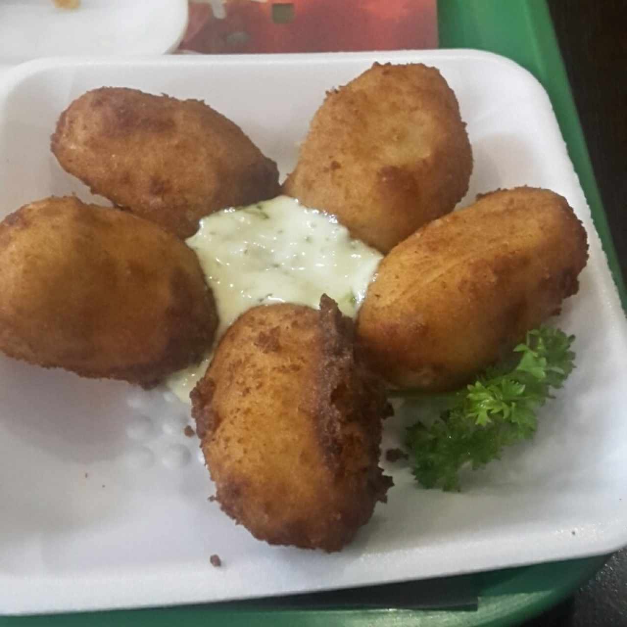 croquetas de cangrejo