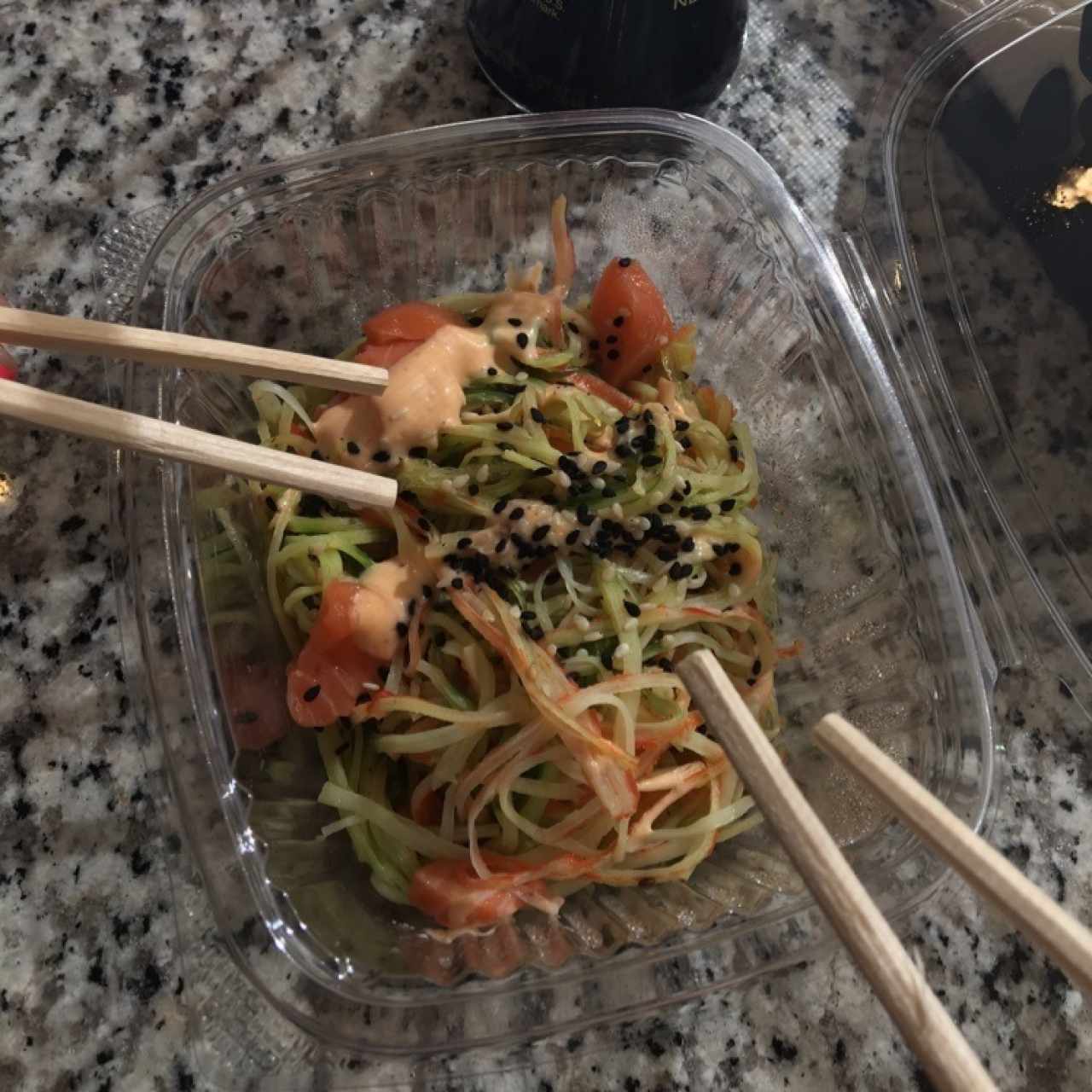 ensalada de cangrejo