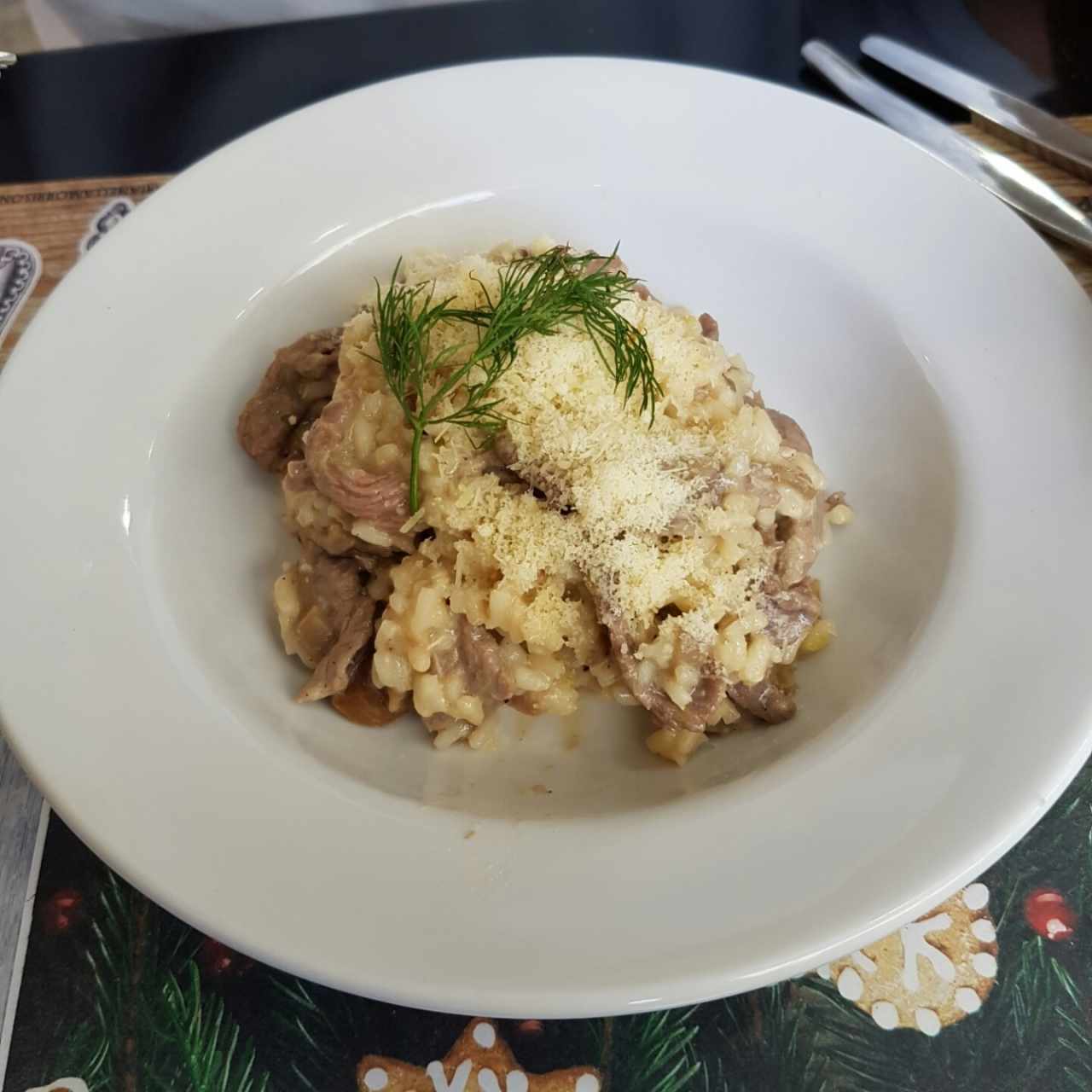 risotto de lomito