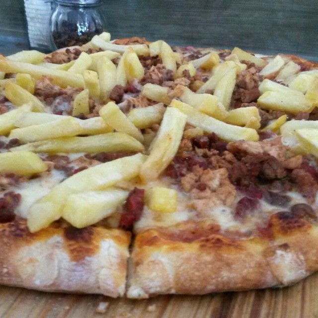 Pizza de parrilla