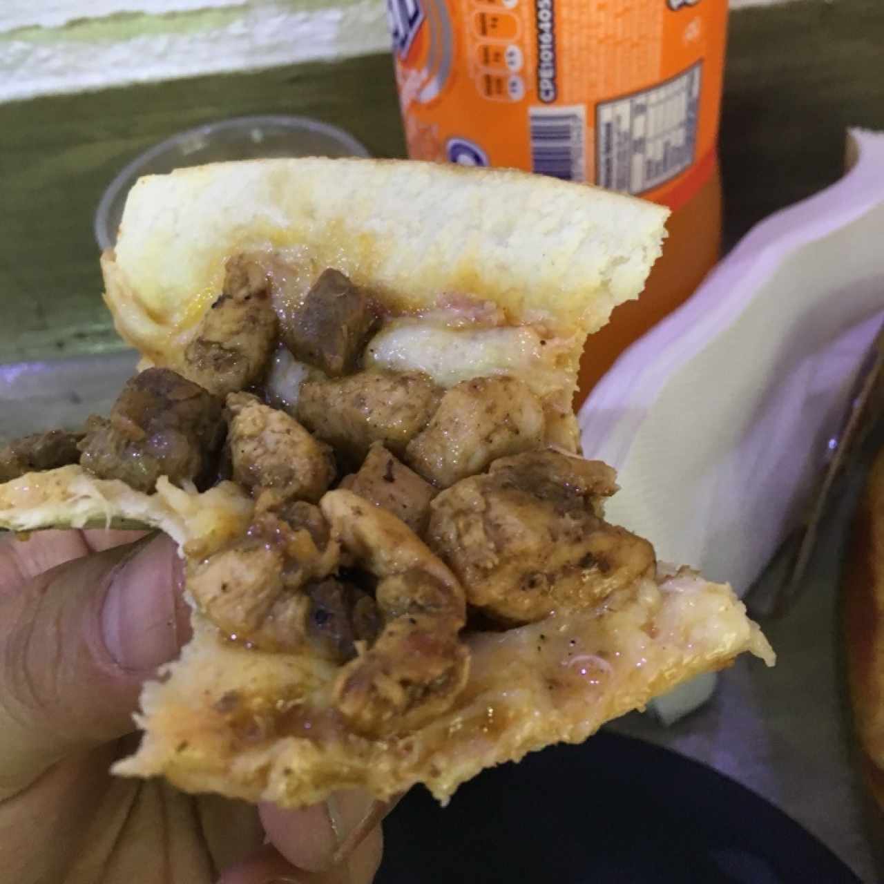 buena cantidad de relleno 