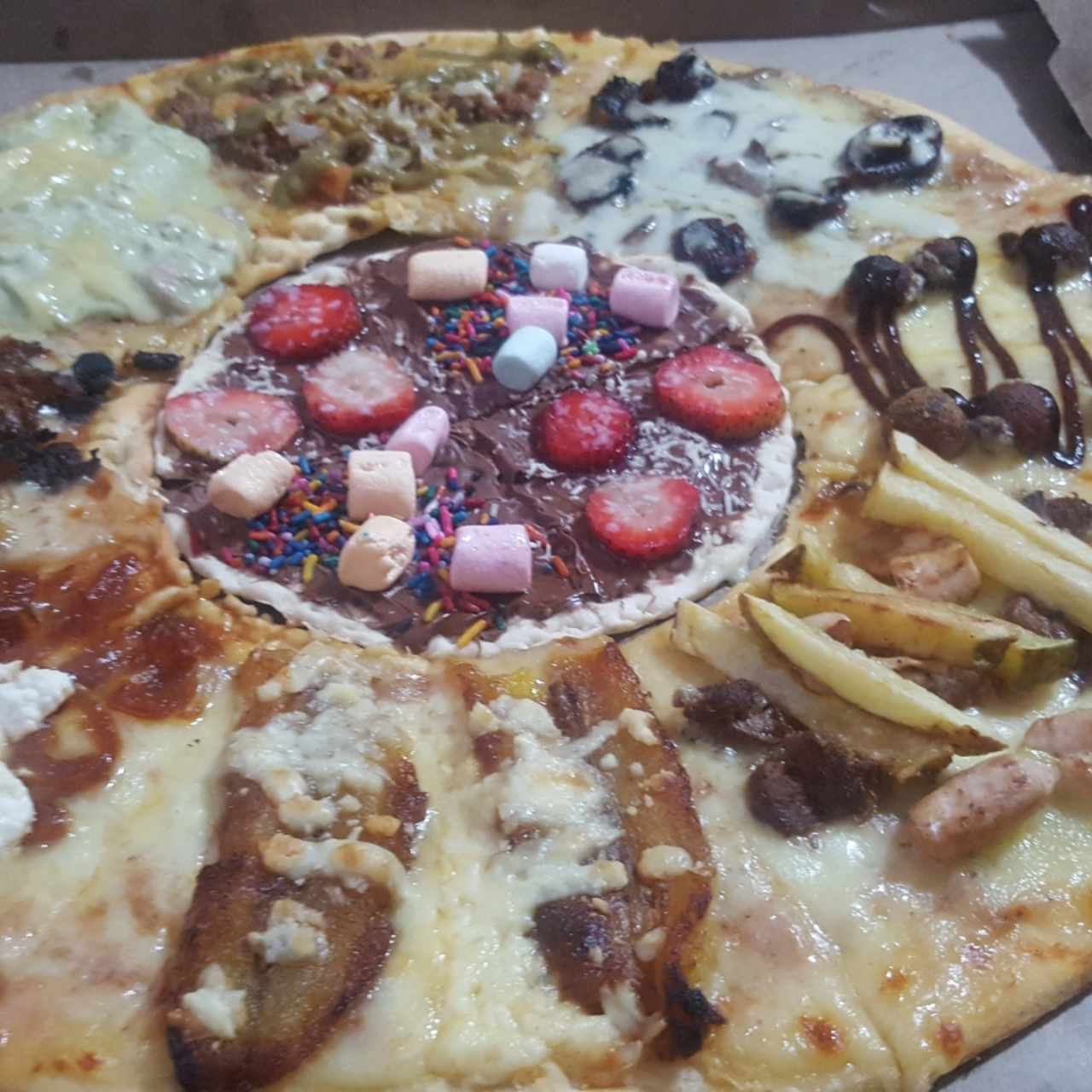 pizza de degustación 