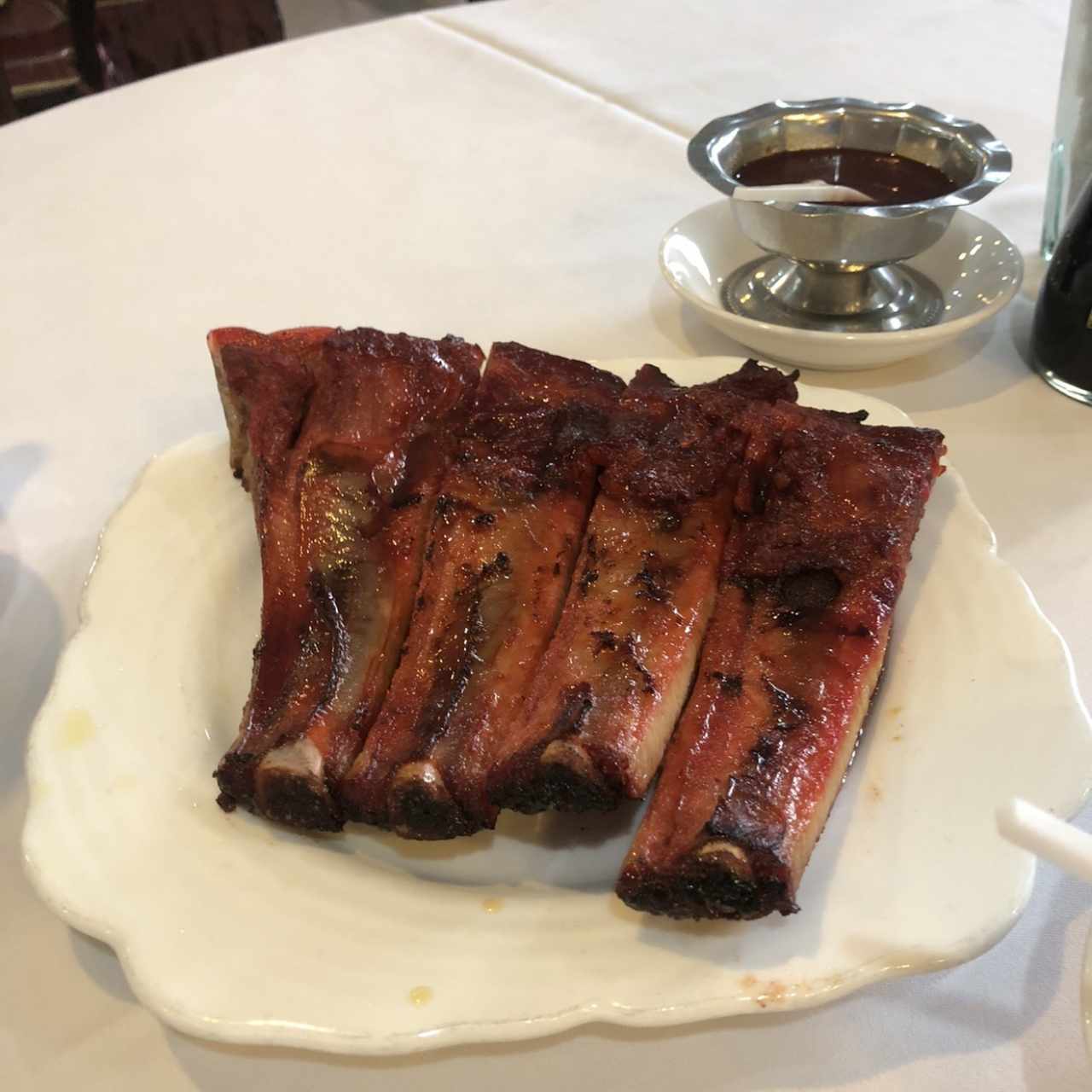 Ración de costilla asada