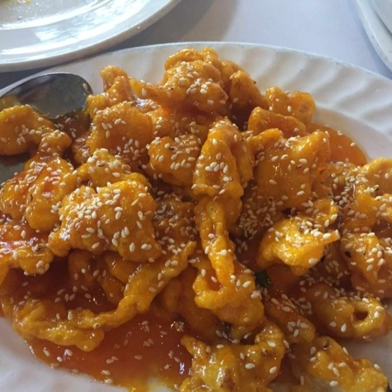 Pollo en salsa de miel