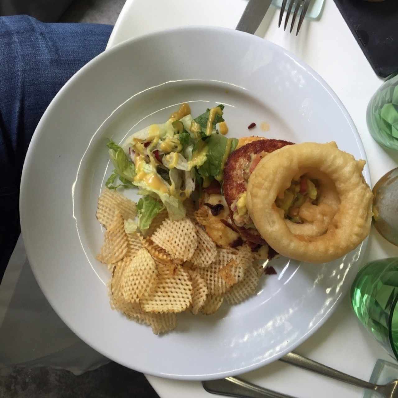 hamburguesa de Pollo