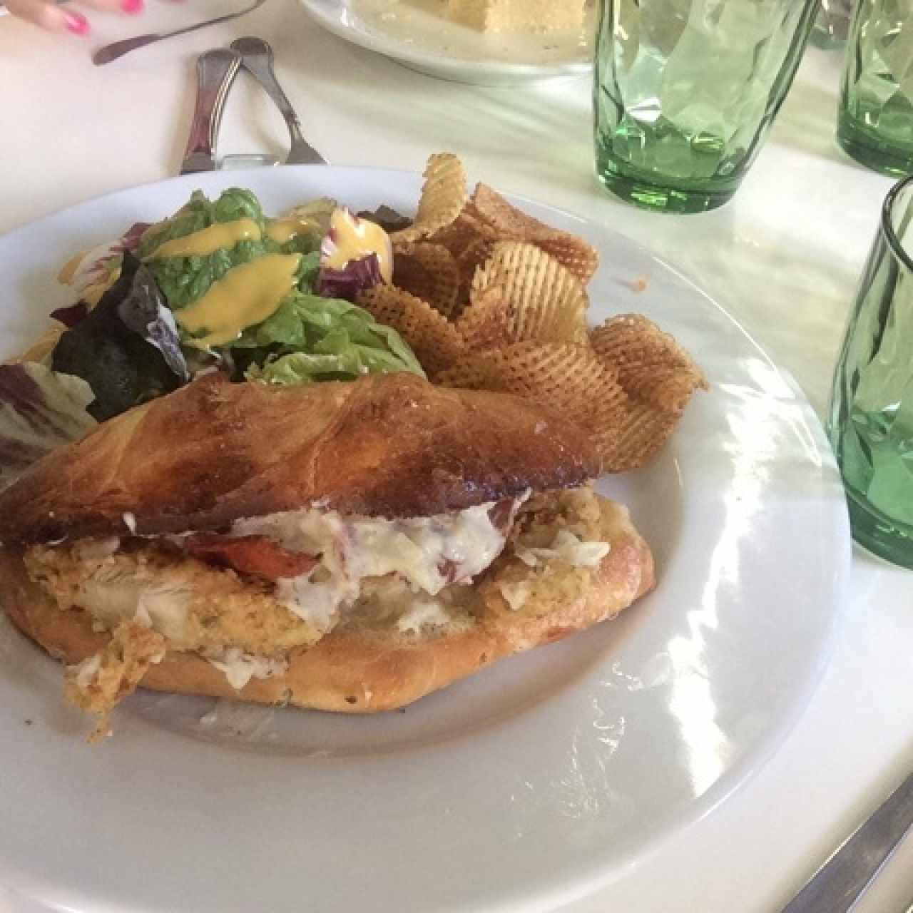 Sándwich de pollo
