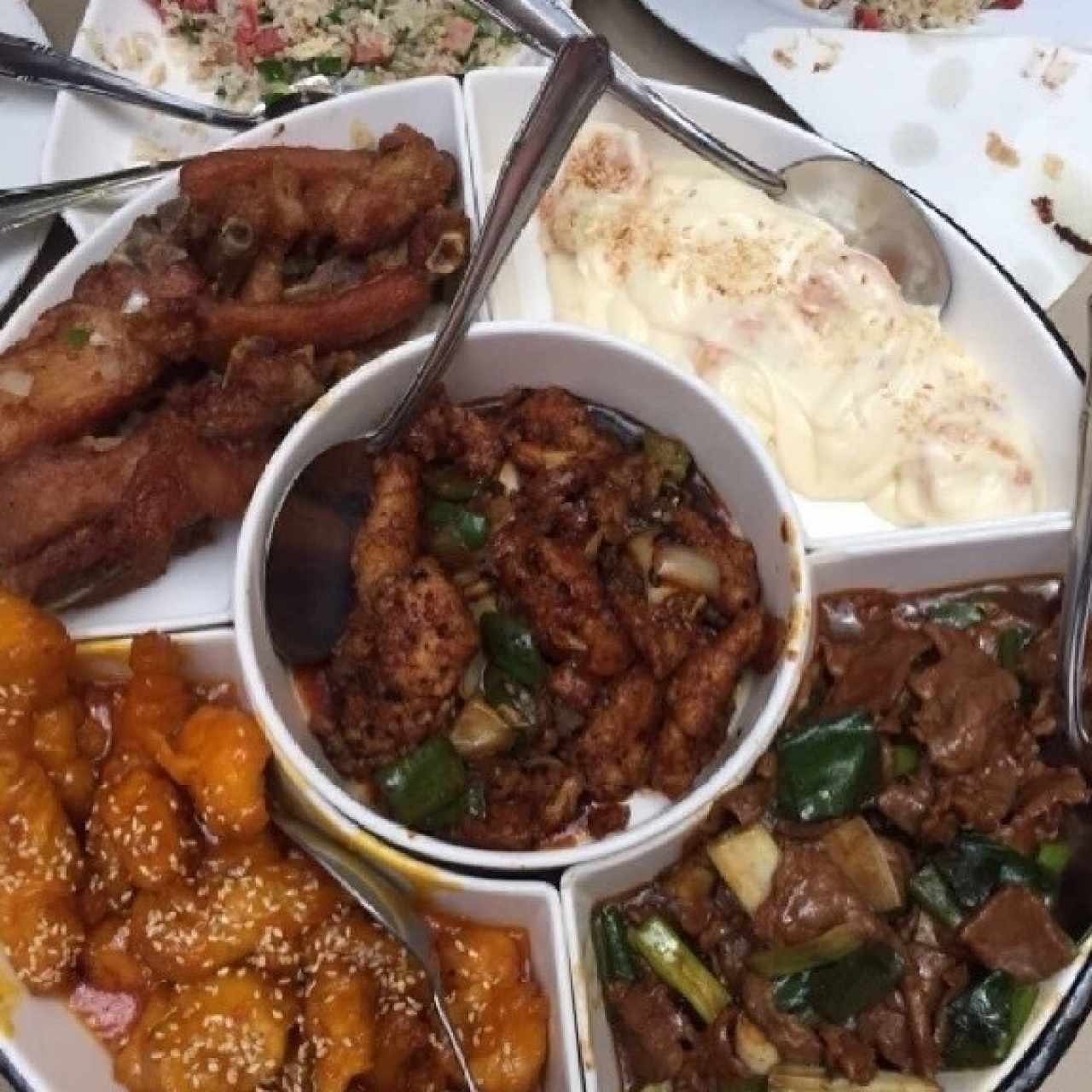Plato de degustacion