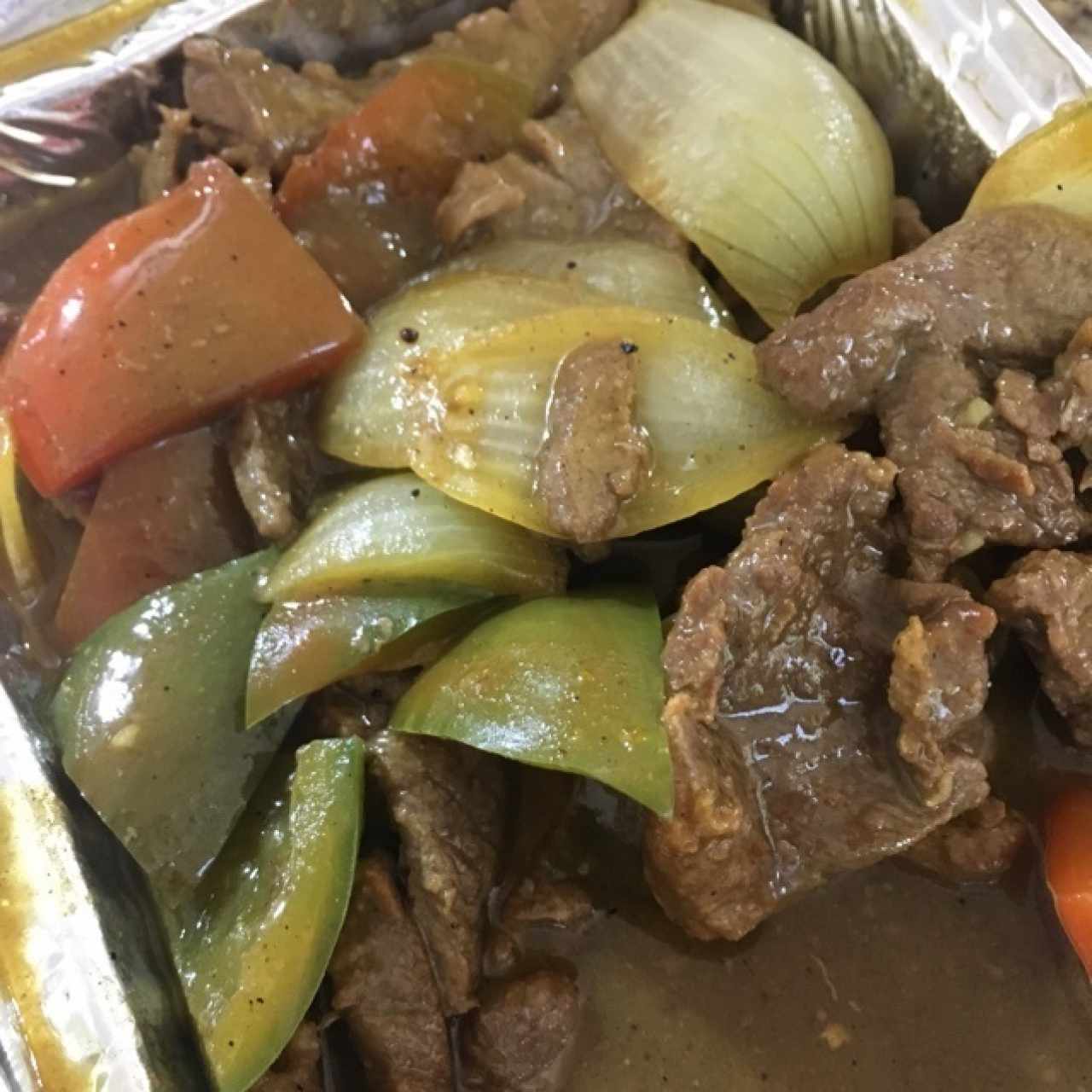 carne con vegetales