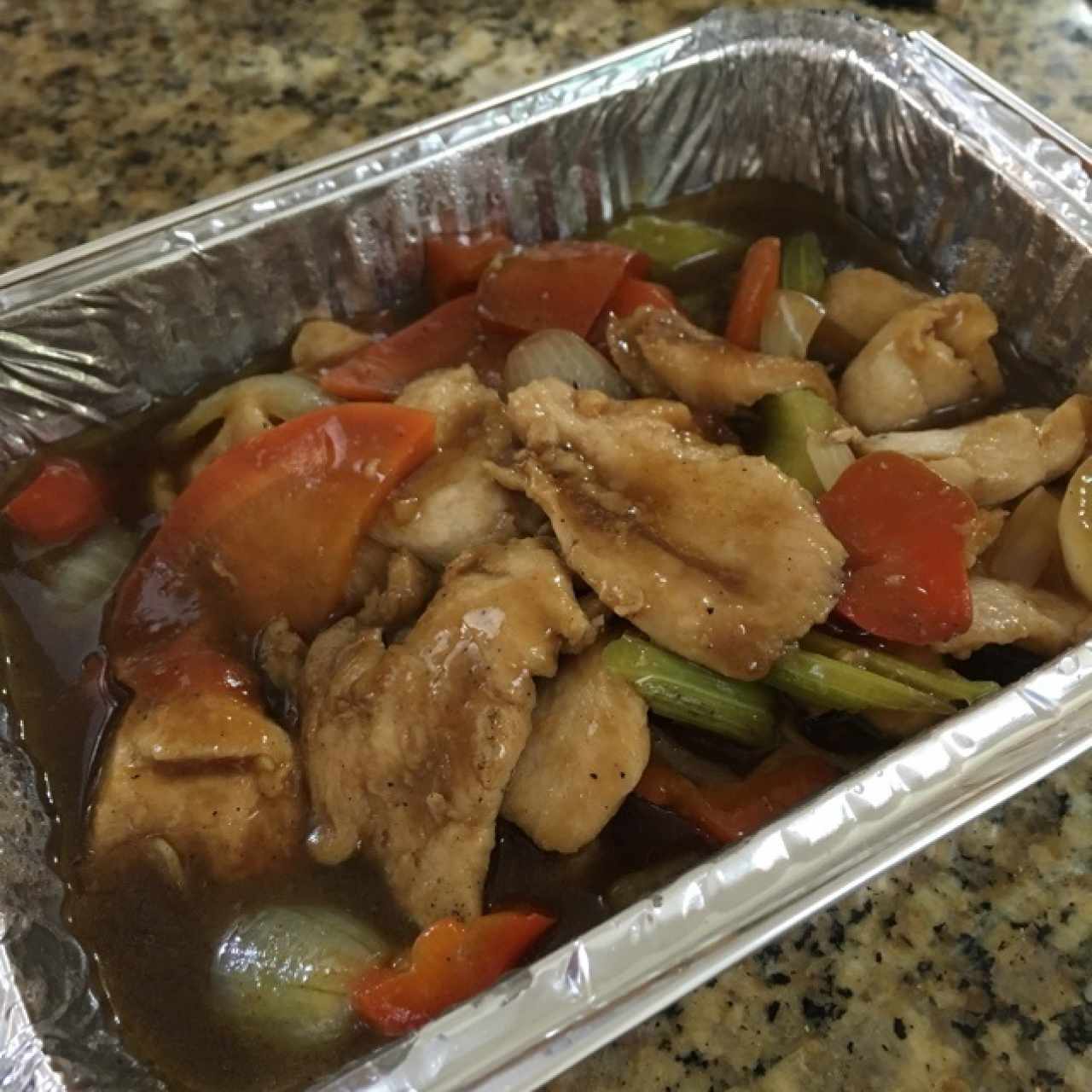 pollo con vegetales