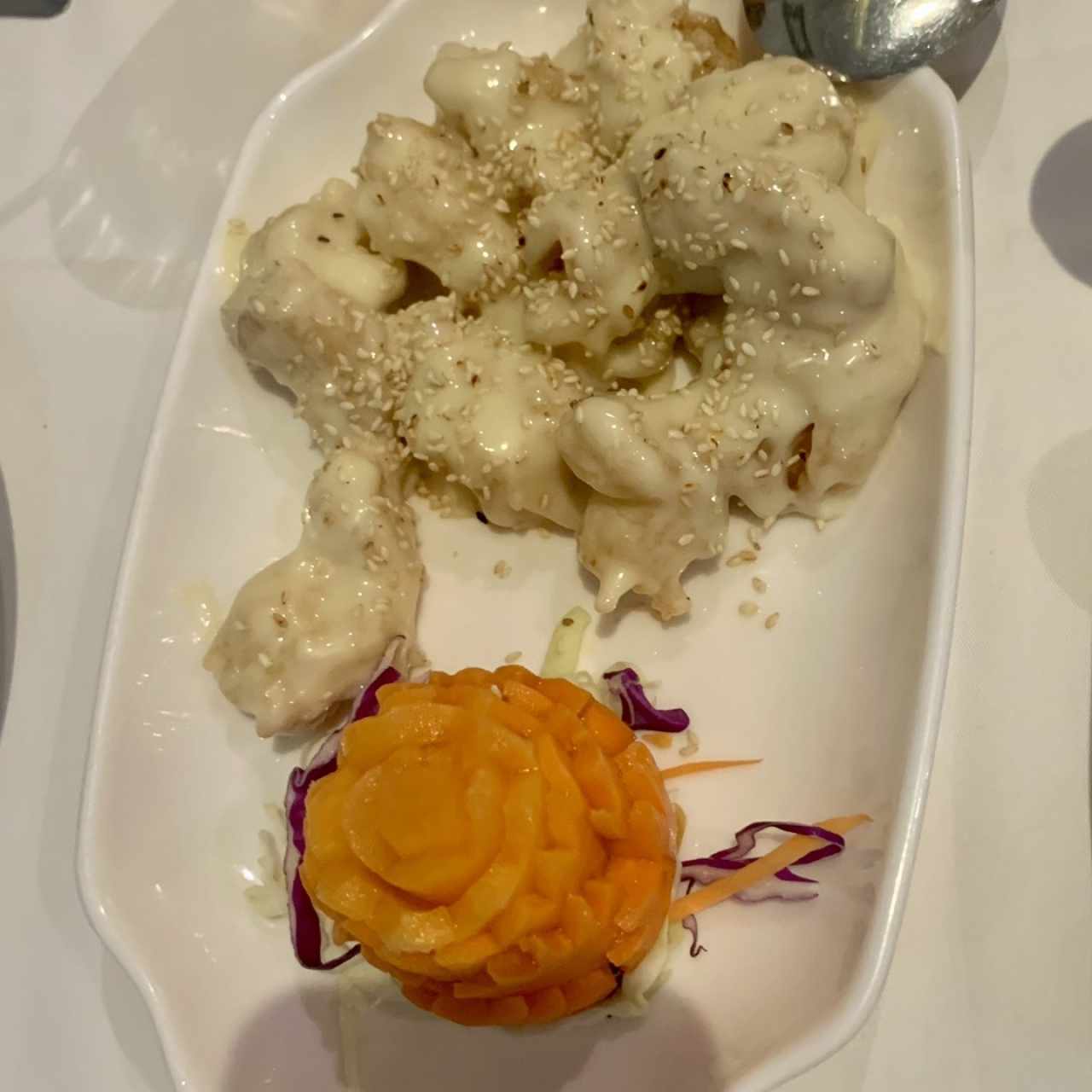 Langostinos en Salsa Blanca