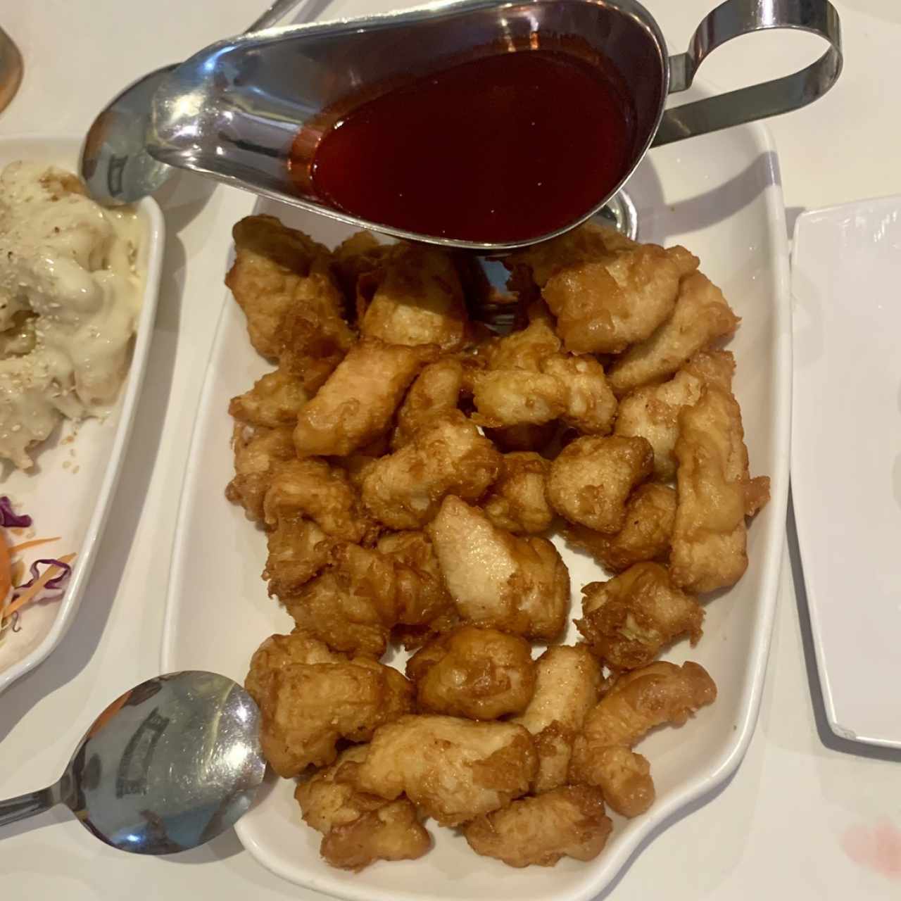 Pollo agridulce 