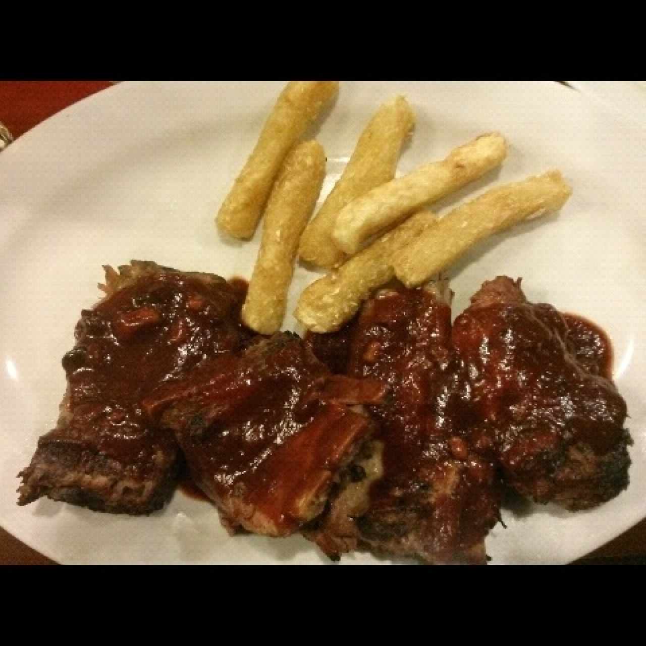 costillas bbq 