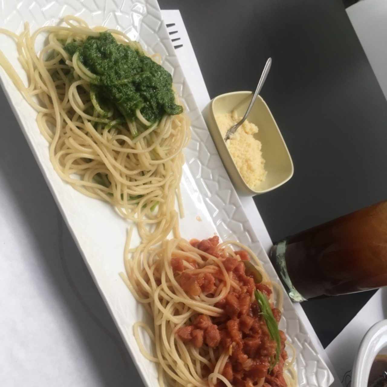 Pasta dos sabores