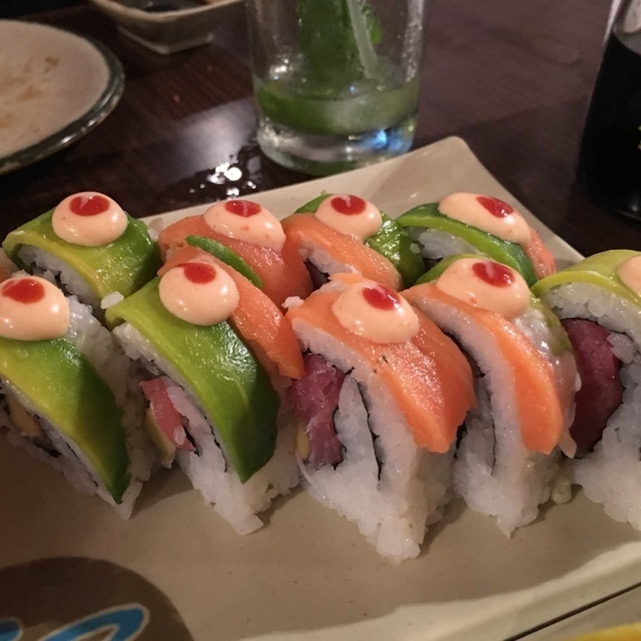 Ojo de Dragon roll