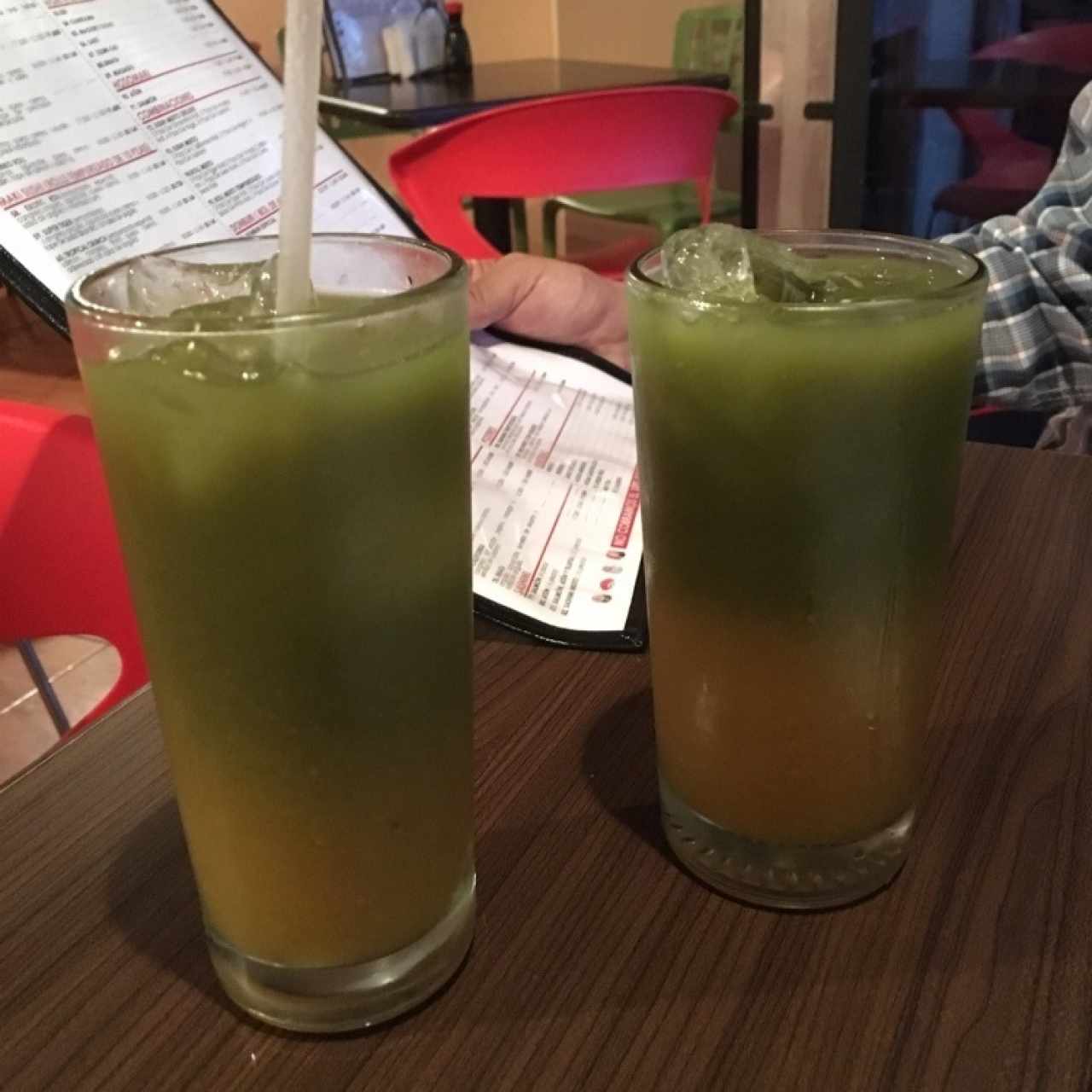 Té verde con durazno