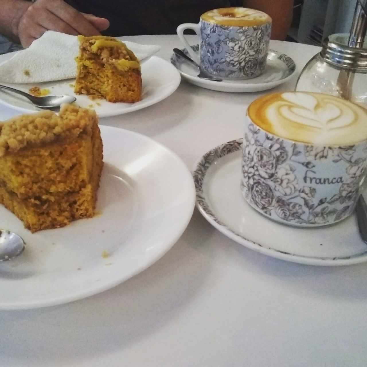 torts de zanahoria y torta de auyama