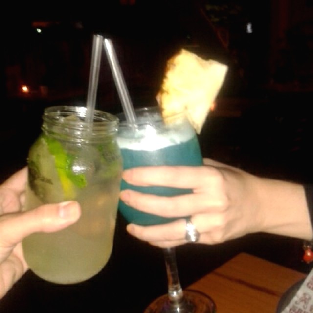 Original mojito en pote de mayonesa