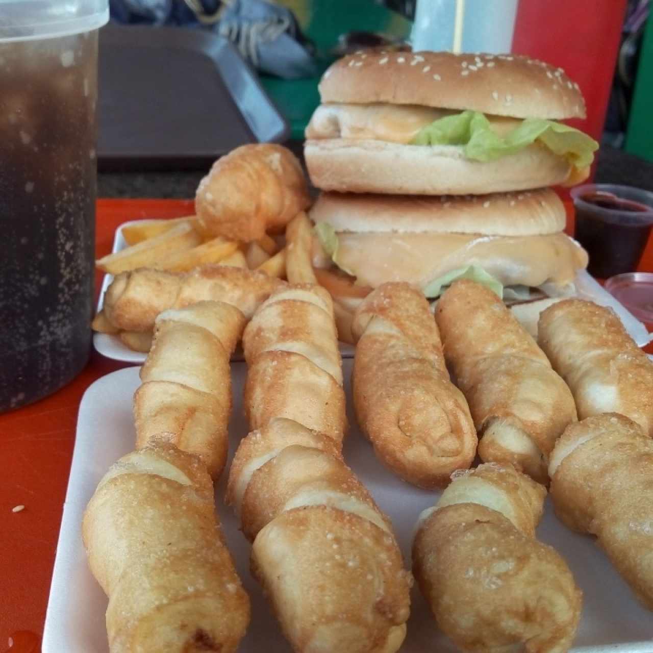 Doble Rueda + ración de tequeños