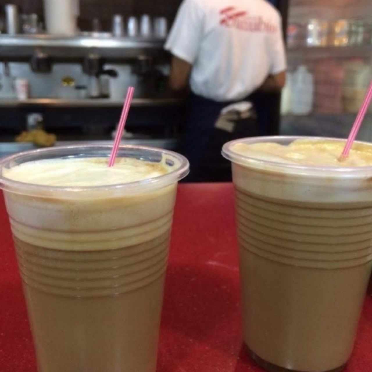 café marrón grande