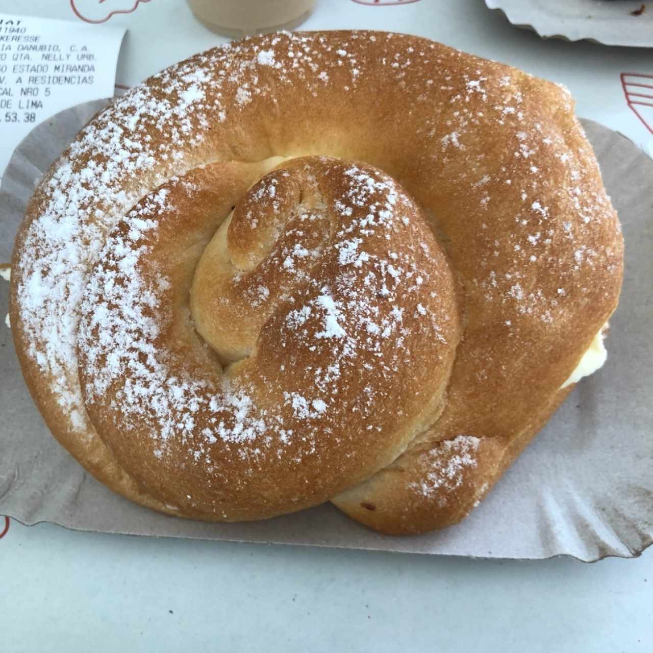 Pan relleno de Vainilla