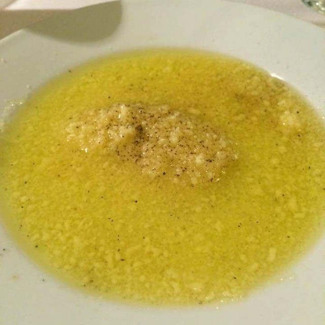 Aceite de Oliva con Queso y Pimienta