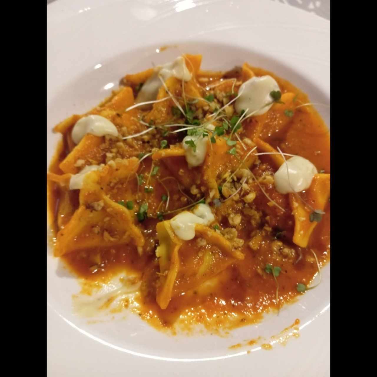 Agnoloti relleno de cordero 