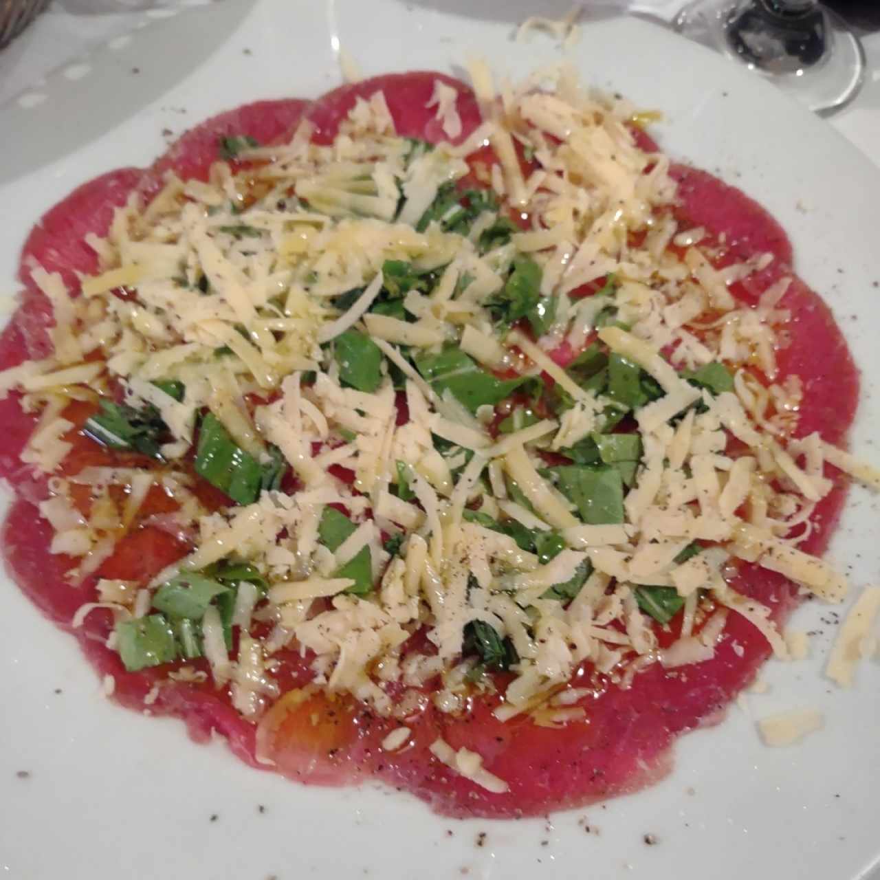 carpaccio de lomito