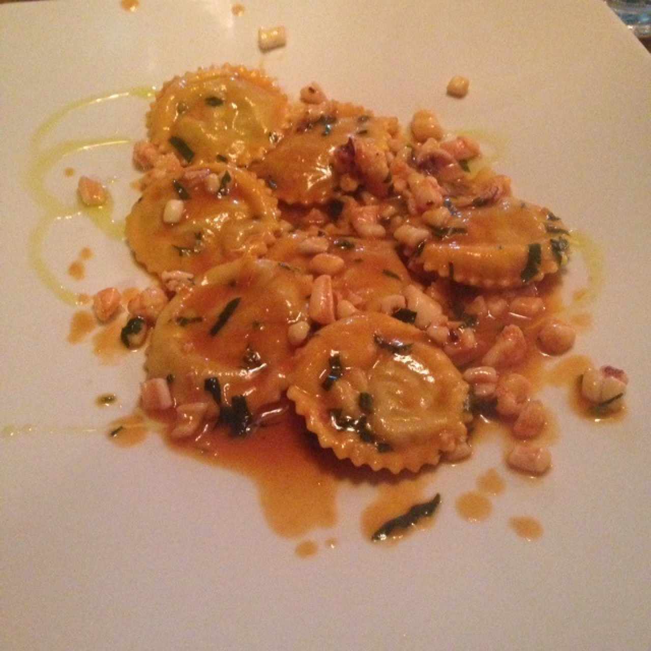 raviolis con frutos del mar 