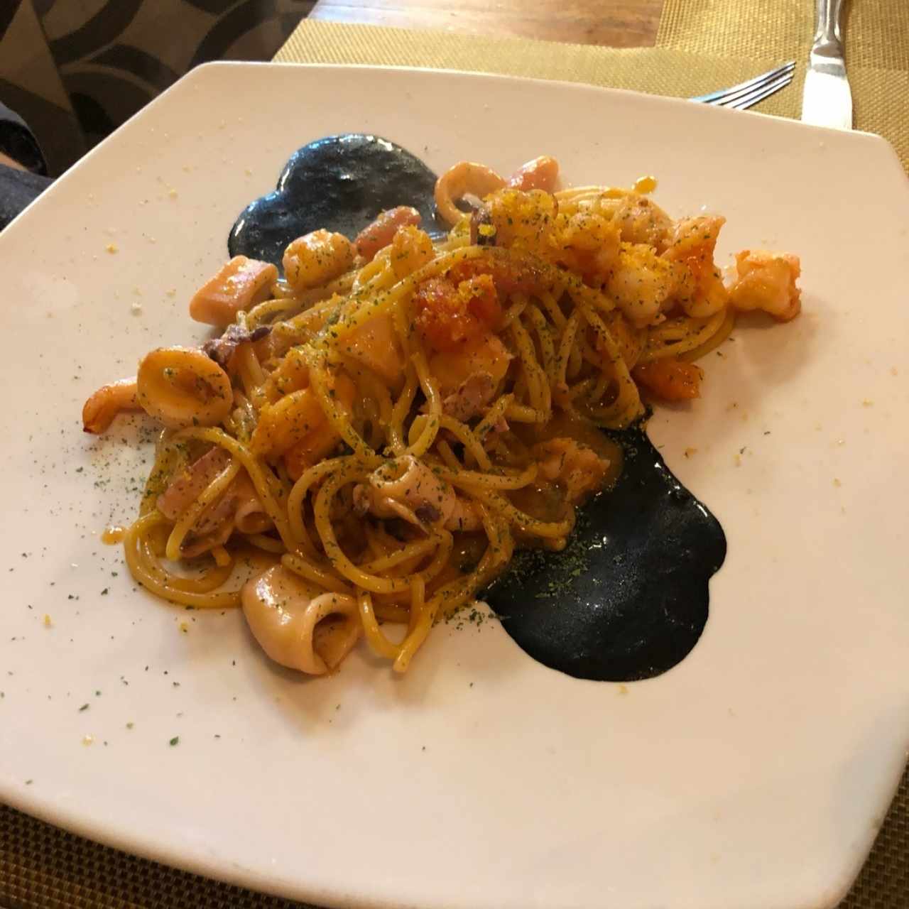 pasta con gamberi