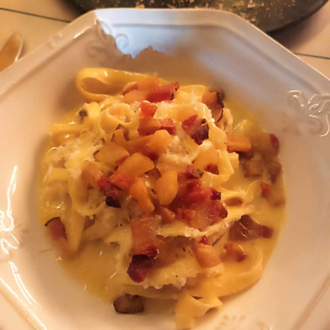 Pasta carbonara 