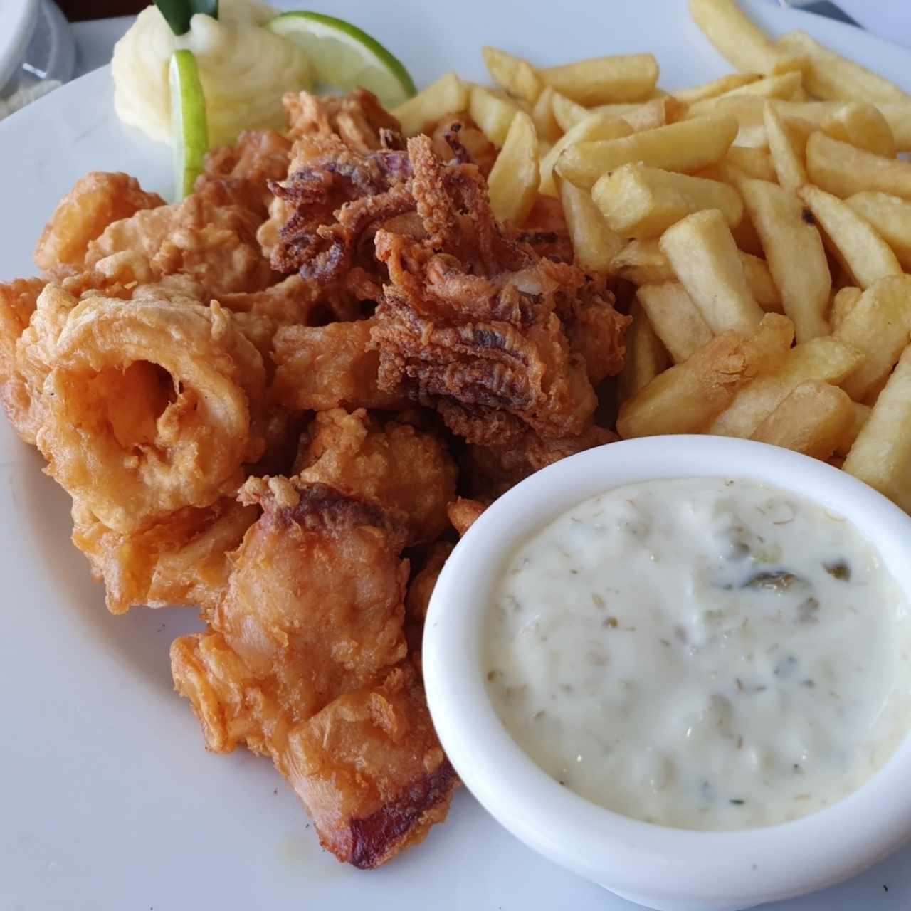 Calamares rebozados