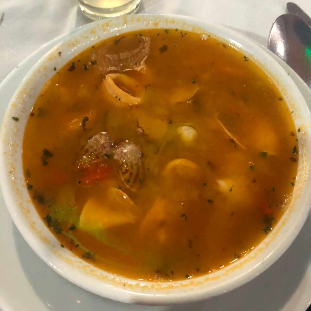 Sopa de mariscos