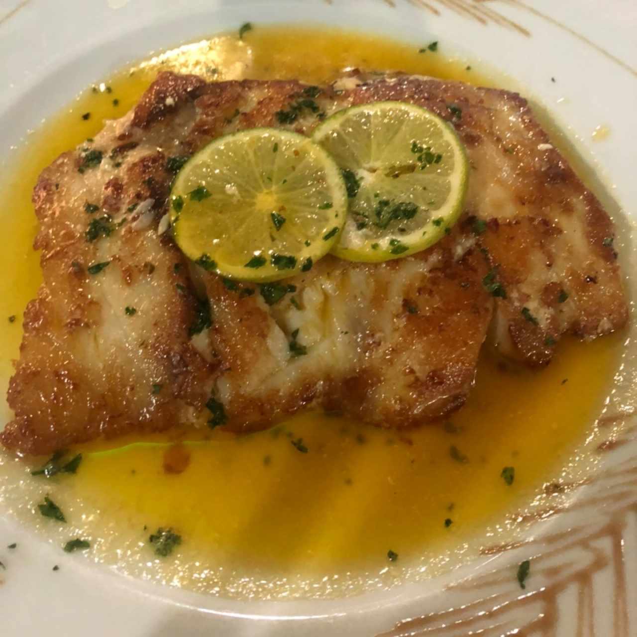 Filet de pargo meinier