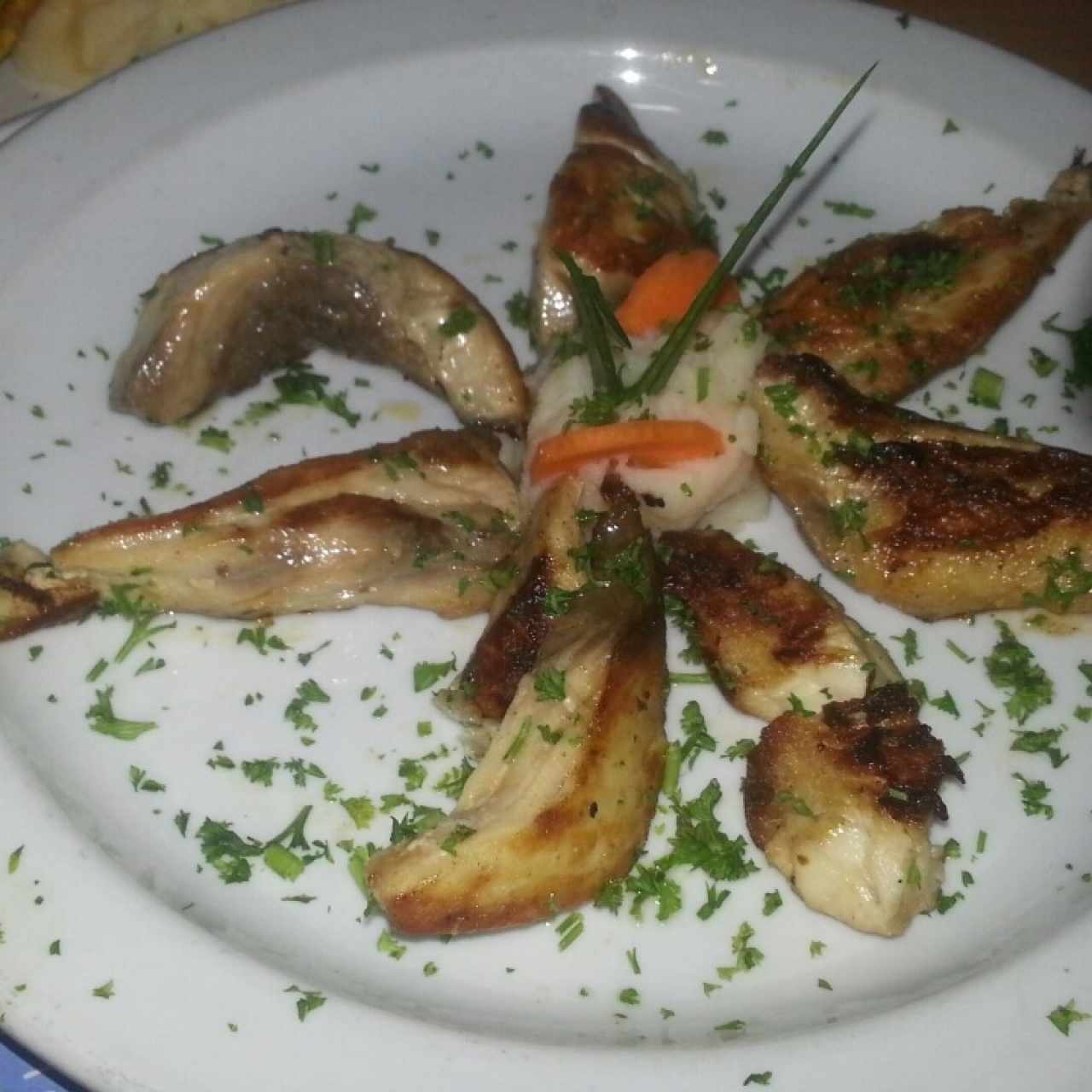 tiras de dorado